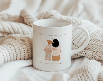 Mug Nounou Personnalisé, Cadeau Assistante Maternelle, Tasse personnalisée