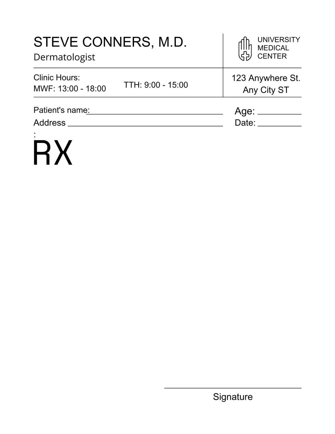 Prescription Label Template, Editable & Printable - Etsy