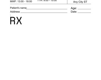 Prescription Label Template Beige and White. Editable and Printable - Etsy