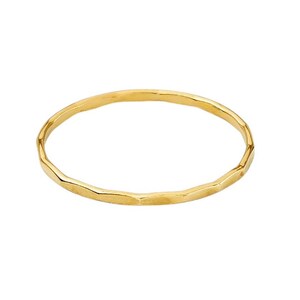 Hammered Gold Band, Stackable Simple Ring, Dainty Gold Jewelry, Minimalist Thin Band, Handmade Product, Gift For Her, Present For Girlfriend