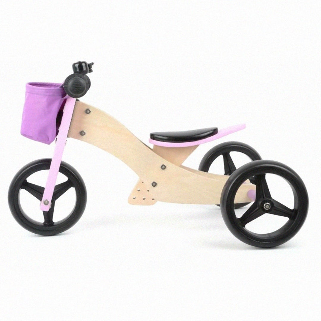 Personalized Pink Balance Bike and Tricycle 2 in 1 in One Baby Etsy