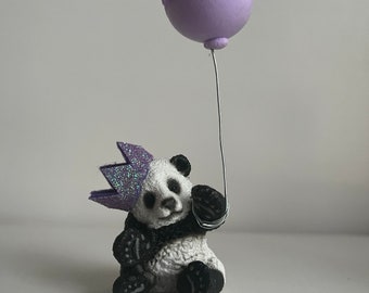 Baby Panda Cub Party Animal Cake Topper Keepsake Cake Decoration