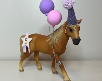 Tennesse walker Mare Horse / Pony Party Animal Birthday Cake Topper keepsake Princess Pony