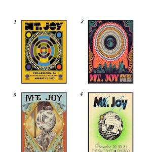 Mt.Joy 2023 Posters, Custom Posters