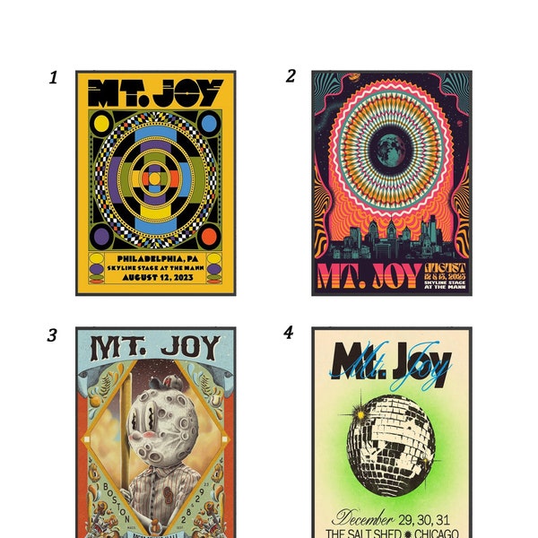 Mt.Joy 2023 Posters, Custom Posters