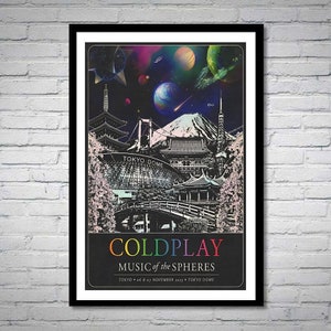 Coldplay A Head Full of Dreams Silk Poster Custom Print Wall Decor 20 x 13  Inch