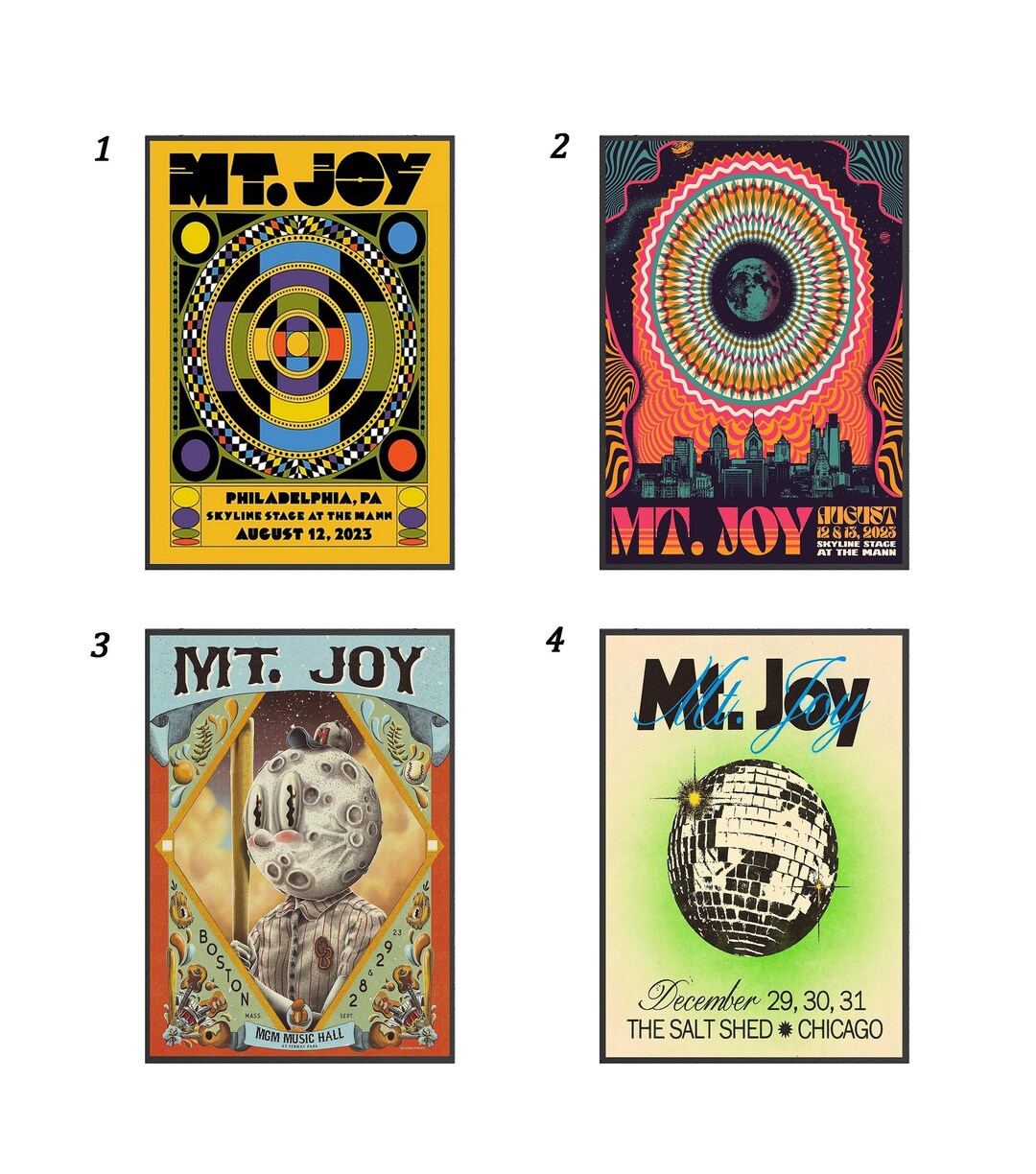 Mt. Joy 2023 Posters Custom Posters Etsy