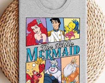 The Little Mermaid Shirt, Disney Princess Shirt, Ariel Princess Shirt, Flounder Shirt, Prince Eric Shirt, Disney Princess Lover Shirt