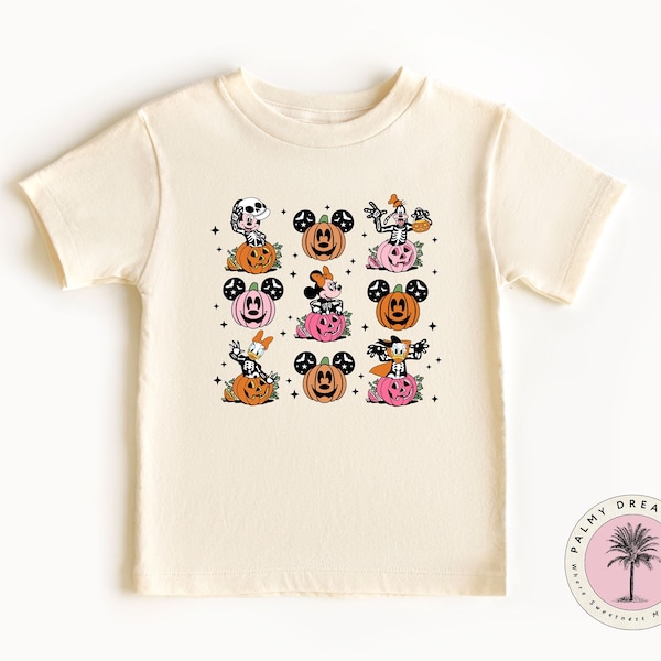 Pumpkin Disney Toddler Shirt, Pumpkin Mickey and Minnie, Disneyland Halloween Shirt