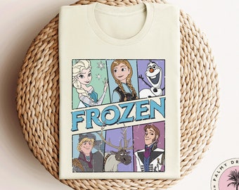 Frozen Shirt, Elsa Shirt, Disneyland Shirt, Frozen Olaf Shirt, Retro Disney Shirt, Disney Princess Shirt, Adults Kids Disney Shirt