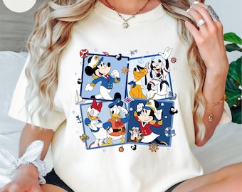 Camiseta Comfort Colors® Disney Cruising, camiseta Mickey and Friends Cruise Crew, camiseta Disney Summer Vacation, camiseta Disney World Cruise