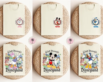 Walt Disney's Disneyland Shirt, Custom Mickey and Friends Shirts, Disneyland Est 1955 Shirt, Disney Friends Group Shirts, Disney Trip Tee
