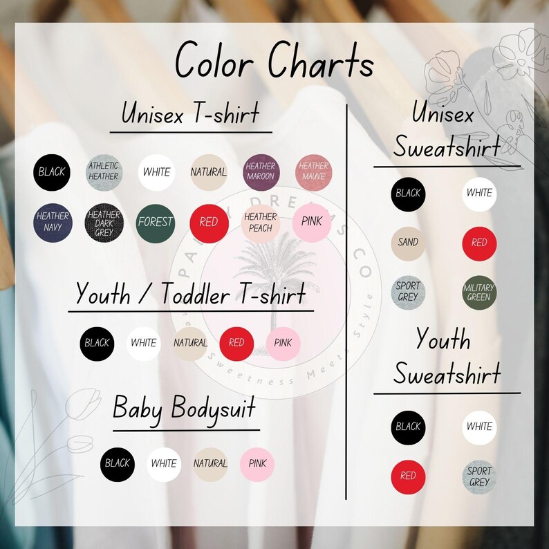 a white shirt with different colors on it