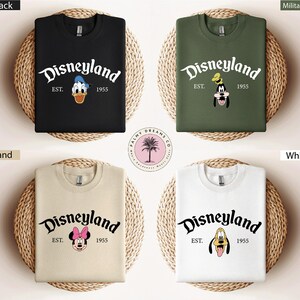 Sudadera personalizada de Disneyland, suéter familiar de Mickey y sus amigos imagen 3