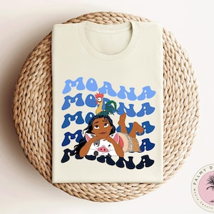 Retro Moana and Pua Shirt, Disneyland Trip Tee image 1