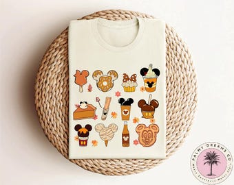 Disney Snacks Thanksgiving Shirt, Thanksgiving Shirt, Disneyworld Shirt, Disney Foodie Shirt, Disney Snack Lover Tee, Thanksgiving Vacation