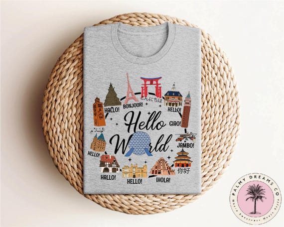 Epcot Hello World Shirt, Epcot World Traveler Shirt, World Languages Hello Shirt, Travel Lover Shirt, Disney Family Vacation Shirt