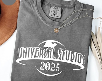 Comfort Colors® Universal Studios 2025 Shirt, Disney Family Vacation Shirt, Universal Studios Trip Shirt, Retro Disney Universal Studios Tee