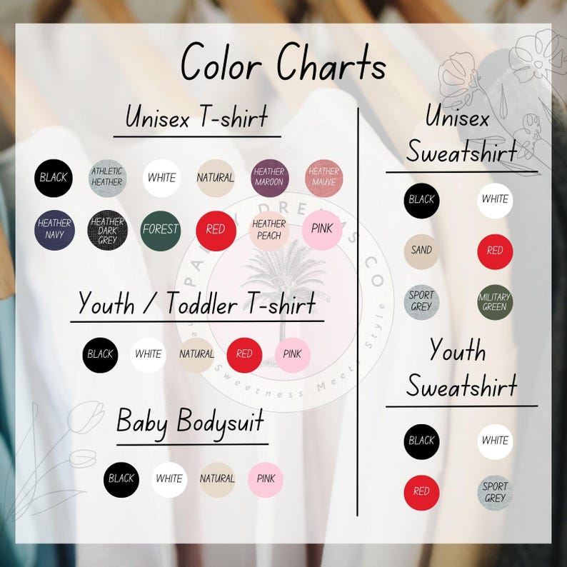 a white shirt with different colors on it