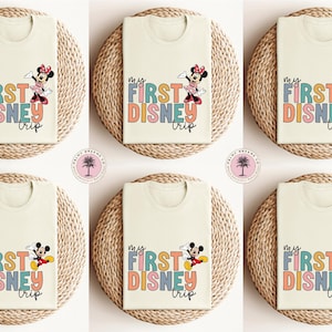 My First Disney Trip Shirt, Matching Disney Trip Shirt, 2025 Disneyland Shirt, Mickey and Minnie Disney Trip, Disney Kids Tee, Couple Shirts