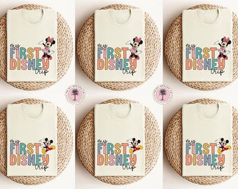 My First Disney Trip Shirt, Matching Disney Trip Shirt, 2025 Disneyland Shirt, Mickey and Minnie Disney Trip, Disney Kids Tee, Couple Shirts