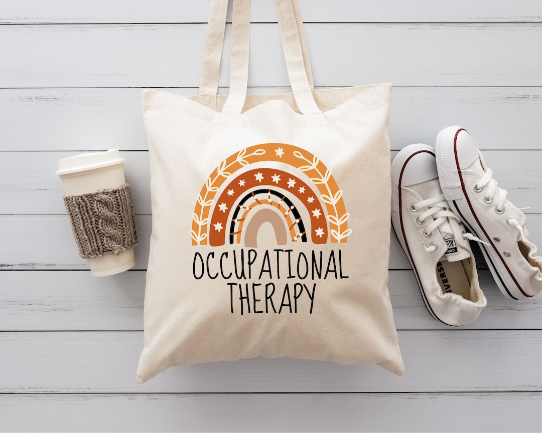 CafePress Occupational Therapist Tote Bag – Natural Canvas Reusable Shopping Bag, Two Sizes - View #8