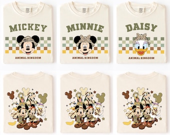 Animal Kingdom Shirt, Mickey and Friends Safari Family Shirts, Disneyland Vacation Shirt, Comfort Colors® Disney Wild Trip Matching Shirts