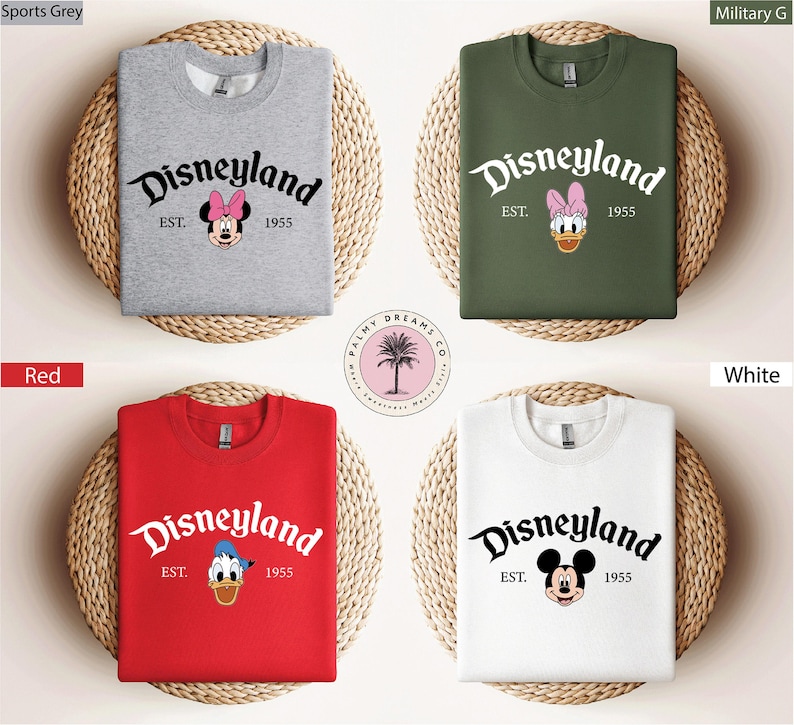 Sudadera personalizada de Disneyland, suéter familiar de Mickey y sus amigos imagen 1