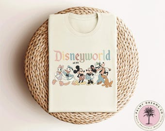 Retro Disneyworld Shirt, Disney Mickey and Friends Shirt, Retro Disney Trip Shirt, Disney Family Vacation, Retro Disney Characters Shirt