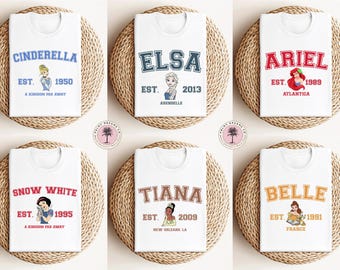 Disney Princesses Shirts, Princess Birthday Shirt, Magic Kingdom Princess Shirt, Disney Girls Trip Shirt, Princess Gift Shirt