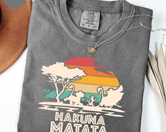 Comfort Colors® Hakuna Matata Shirt, Animal Kingdom Shirt, Lion King Shirt, Disney Wild Trip Shirt, Disney Safari Shirt, Disney Friends Tee