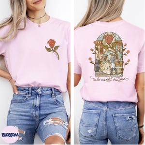 Comfort Colors® Tale As Old As Time Shirt, Belle Rose Shirt, Princess Belle Shirt, Beauty and The Beast Shirt, Disney Princess Shirt