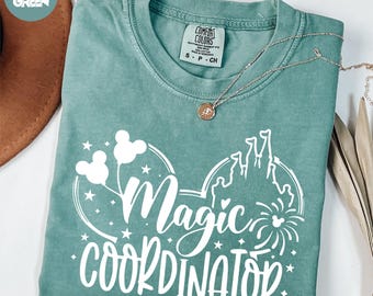 Comfort Colors® Magic Coordinator Shirt, Disney Mom Shirt,  Disneyland Trip Shirt, Disney Family Shirt, Magic Kingdom Shirt, Disneyland Mama