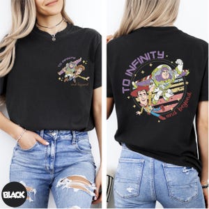 Comfort Colors® To Infinity and Beyond Shirt, Toy Story Shirt, Sheriff Woody Shirt, Buzz Lightyear Shirt, Disney Kids Shirt, Disney Trip Tee
