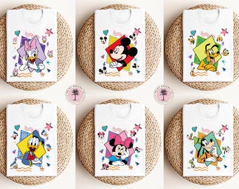Retro Disney Squad Shirt, Mickey and Friends Tee