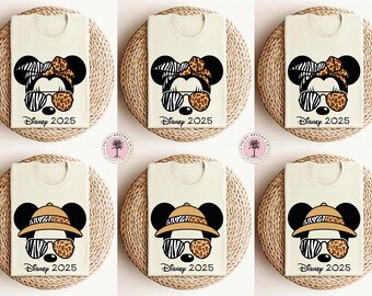 Disney 2025 Animal Kingdom Shirts, Mickey and Minnie Shirt, Safari Mode Disney Shirt, Mickey Minnie Safari Shirt, 2025 Family Vacation