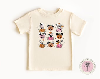 Pumpkin Disney Toddler Shirt, Pumpkin Mickey and Minnie, Disneyland Halloween Shirt