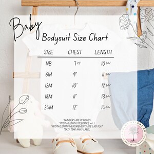 a baby boy's size chart with shoes and a teddy bear