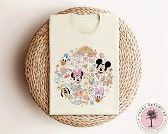 Epcot Flower And Garden Festival Shirt, Floral Disney Shirt, Flower Mickey Shirt, Magic Kingdom Shirt, Matching Family Shirts