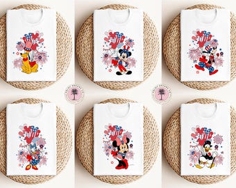 Mickey and Friends America Shirt, Disney 4th of July Shirt, Disneyland Independence Day Shirt, Disney Freedom Day Shirt, Disney USA Shirt
