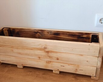 Wooden storage box