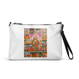 Crossbody bag with Mithila Art - Ramayan