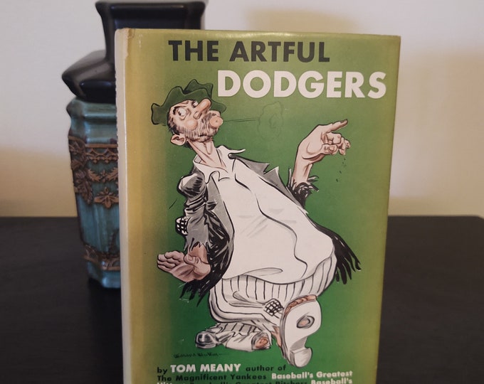 AUTOGRAPHED and RaRe, The Artful Dodgers, Vintage Baseball Book, Tom Meany, Vintage Hardcover First Edition