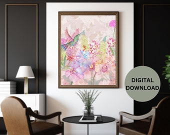 Flowers Art 2 |Printable Wall Art |Inspiration & Powerful Gift for all Occasions |Digital Art