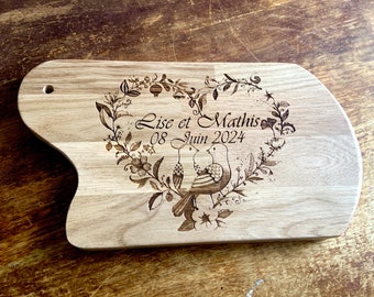 Personalised handmade wooden charcuterie board/ serving board