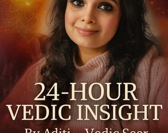 24-Hour Vedic Astrology Reading by Aditi – Vedic Seer| Mystical Birth Chart Insight|