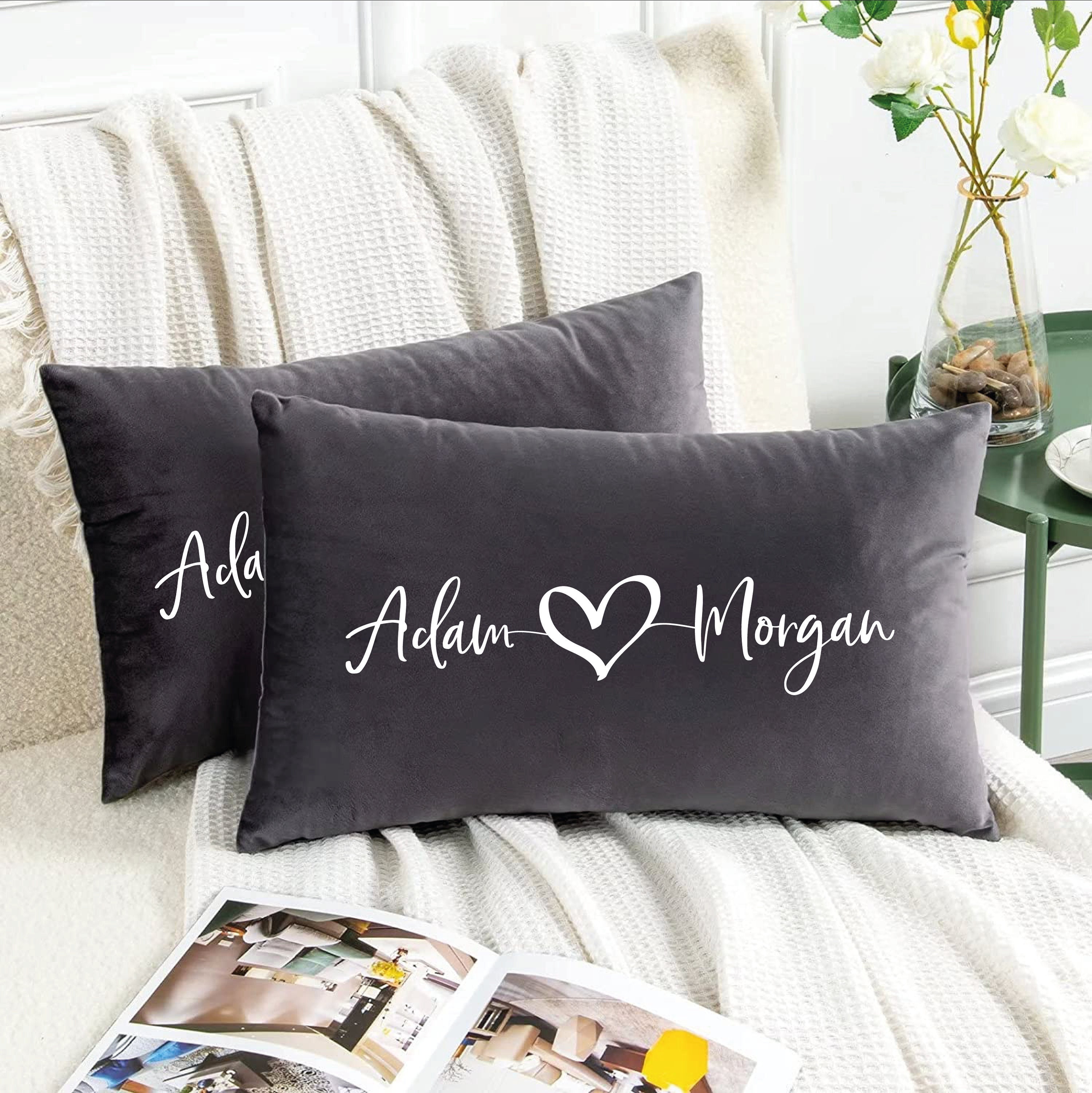 Personalized Couple Fall Together Since Pillow, Custom Couple Valentine  Pillow Gift, Couple Pillow, Gift for Her, Him, Wife, Husband 