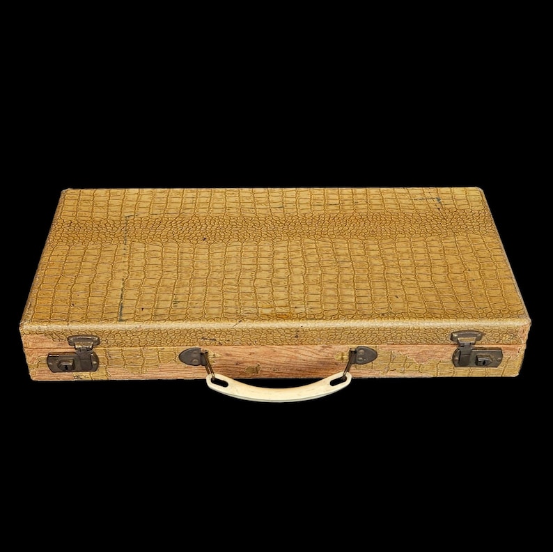 Vintage Cardinal Mah Jongg Set 152 Catalin Butterscotch Bakelite Tiles Complete American Mahjong image 20