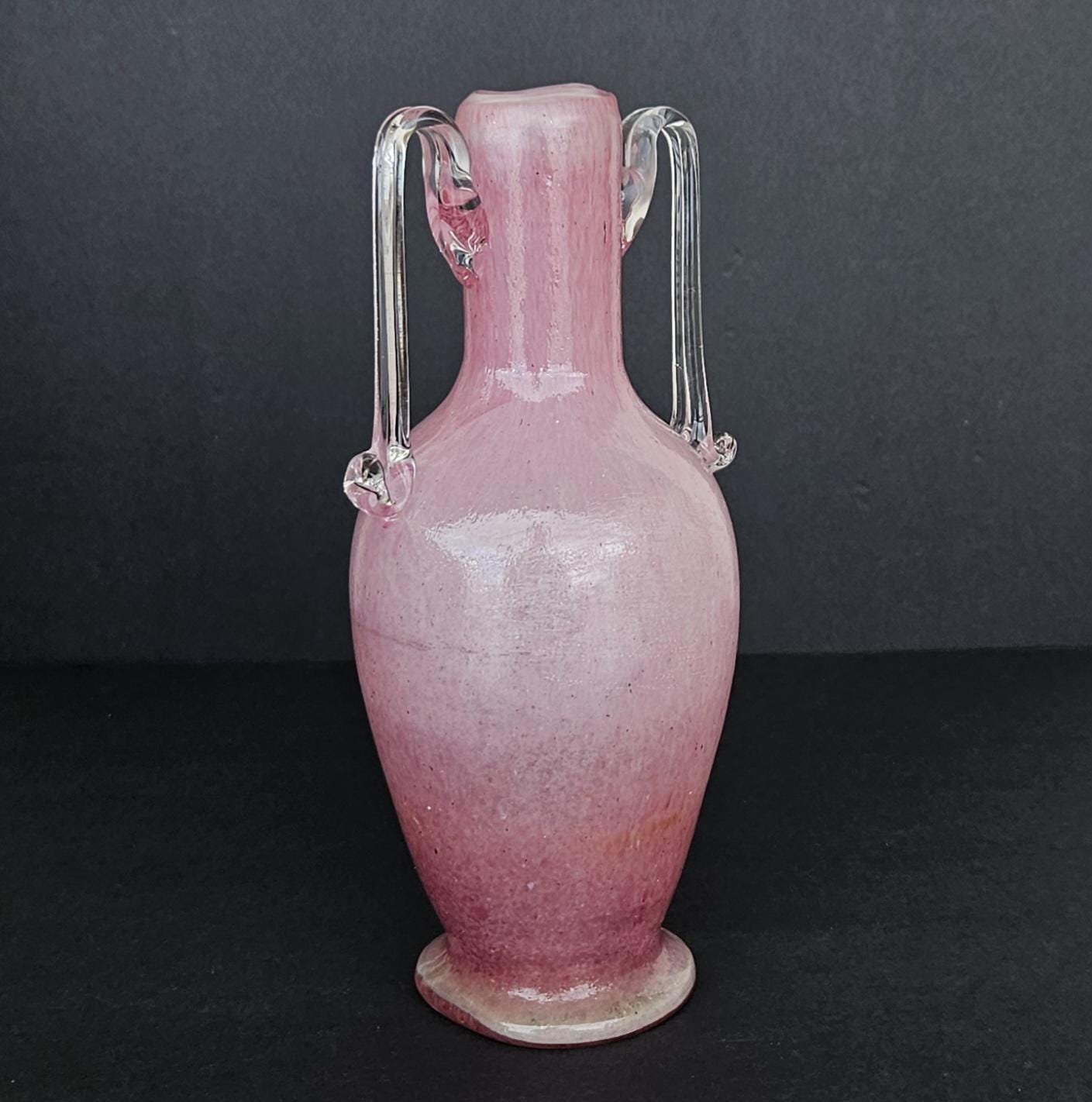 Pink Murano Glass Vase - Etsy