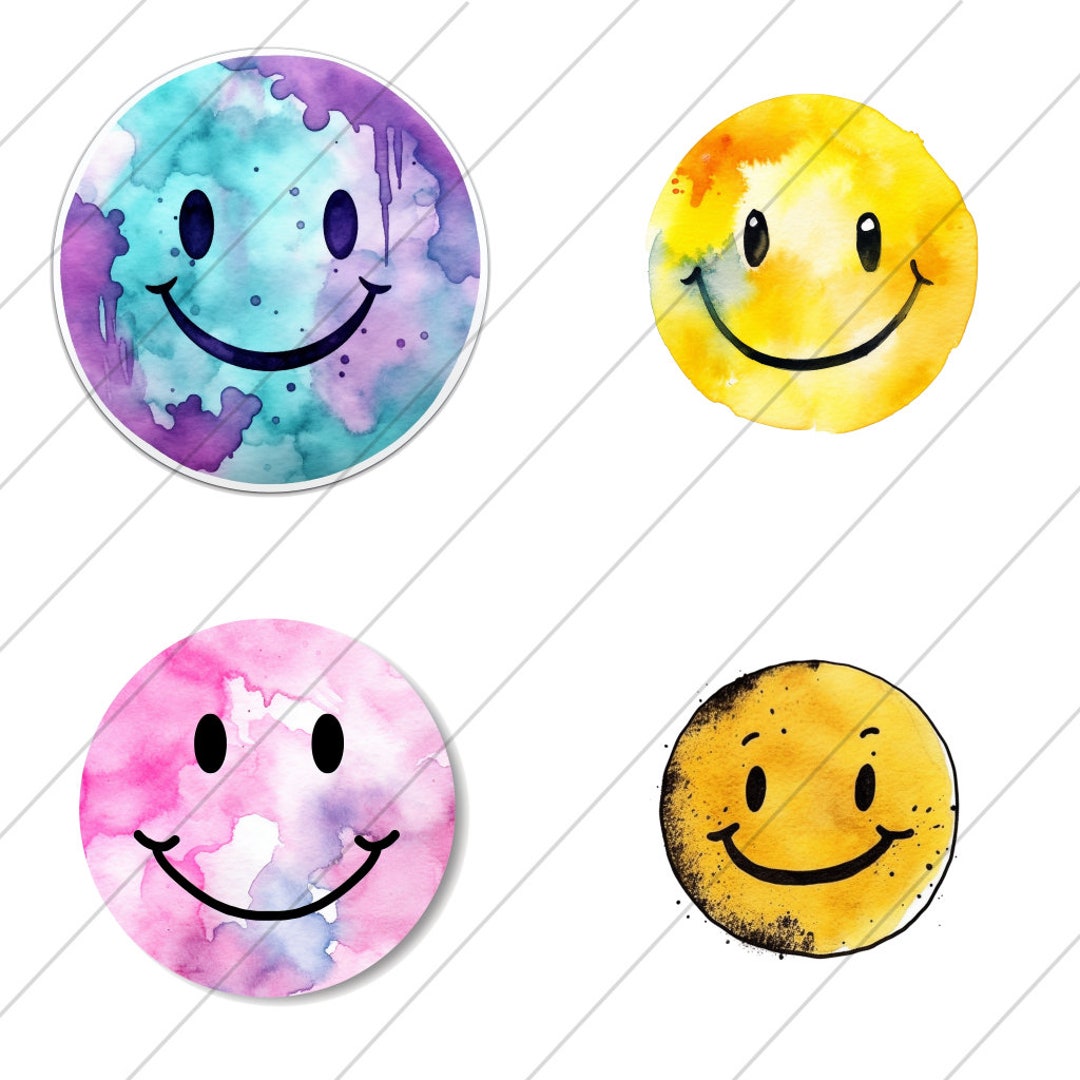 Splash Smiley Face Clipart SVG Pictures, Scrapbooking SVG, Splashy ...